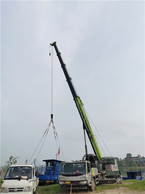 三沙市桥梁建设吊装案例